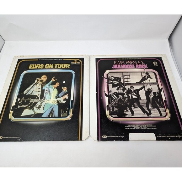 Elvis Presley Elvis on Tour & Jailhouse Rock Video Disc - Picture 1 of 5